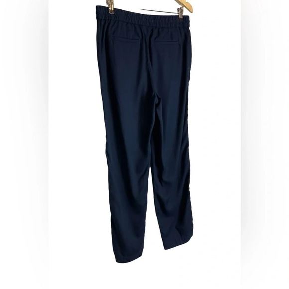 Talbots | Easy Drawstring Tencel Pants Pull On Slash Pockets Navy-Like New - Picture 5 of 7